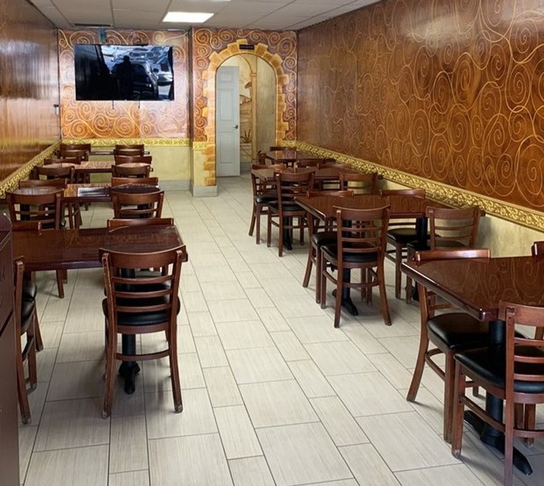 Inside Janet's Mediterranean Cuisine in Duarte, CA. 