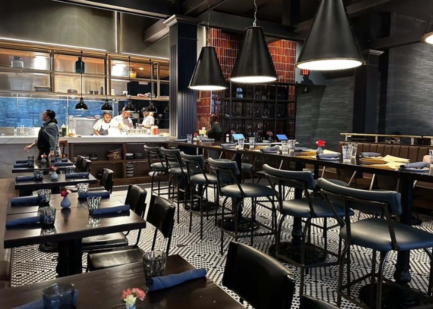 Inside at Olin Bar & Kitchen in Detroit, MI.