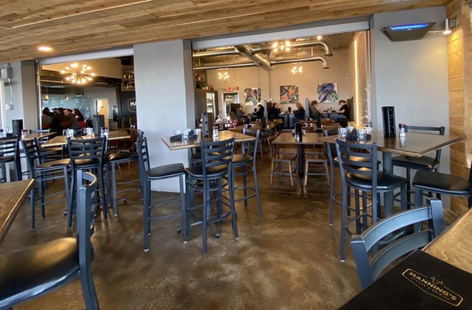 Inside at Manning's Steaks and Spirits located in Lakewood,Colorado.