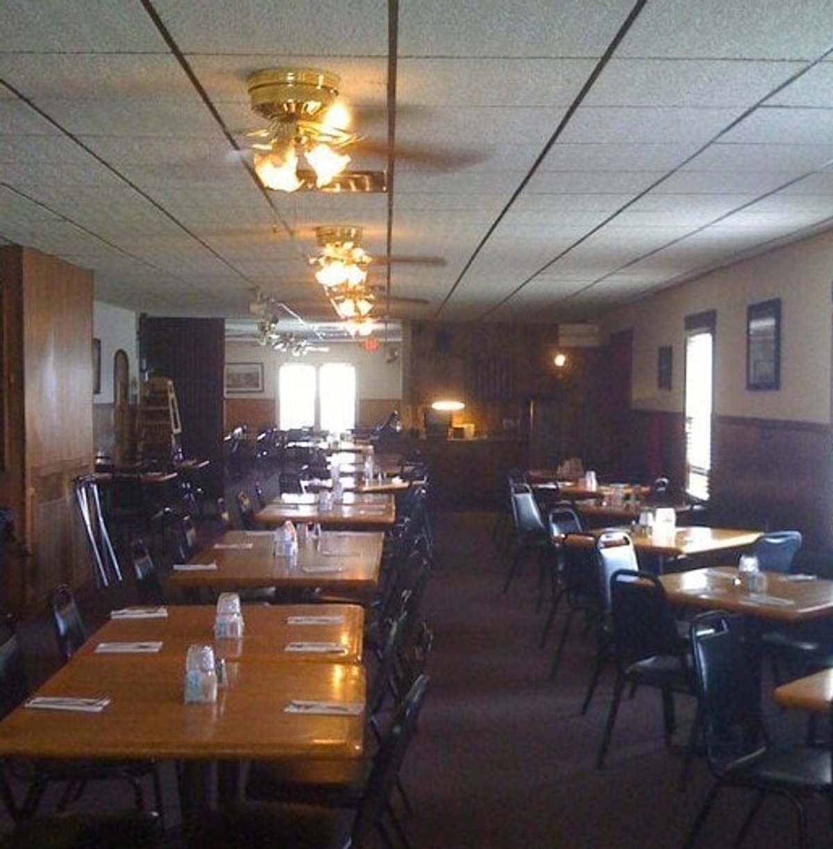 Inside The Hornet's Nest Steakhouse located in Evansville, IN.