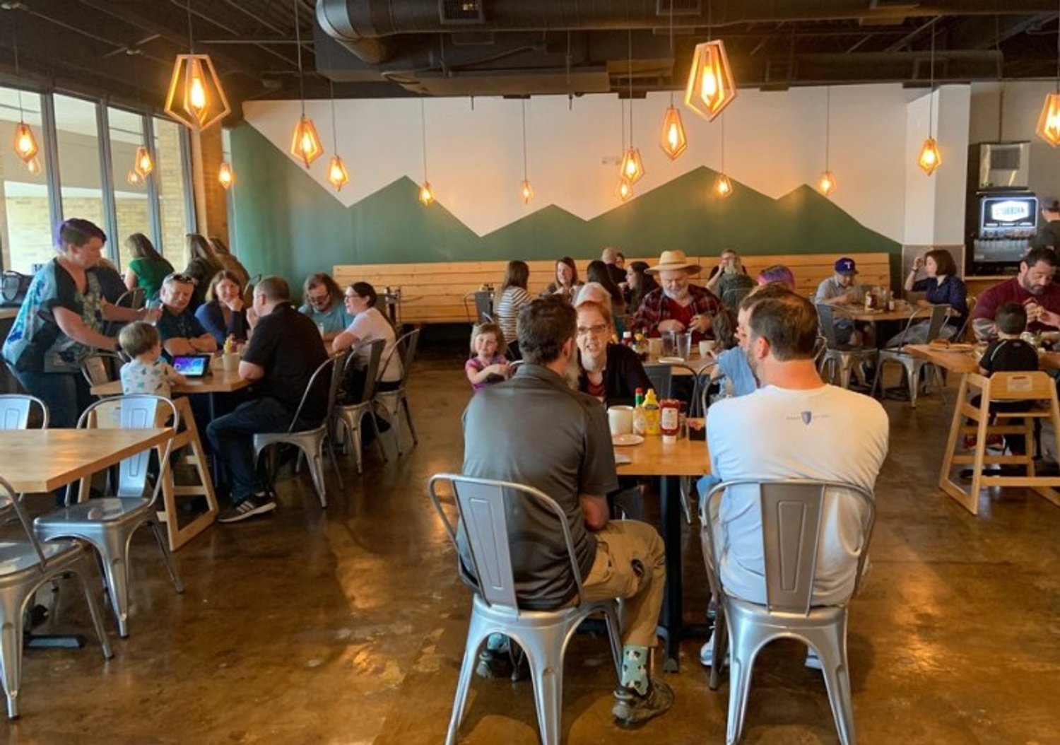 Inside Lovely Day Cafe located in Bedford, TX. 
