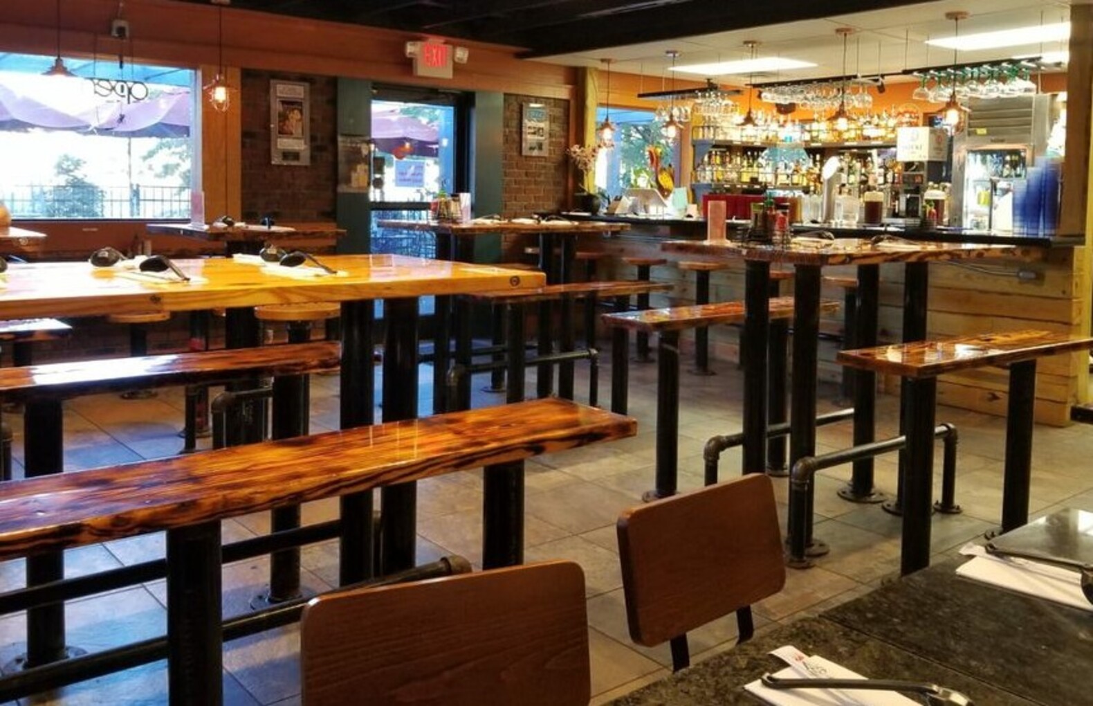 Inside at Noodle Boulevard located in Cary, NC.