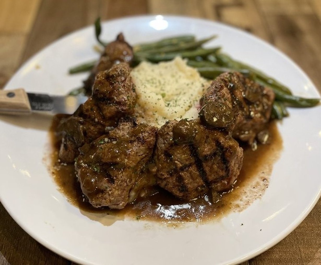 Kentucky Bourbon Steak in American Charlie Grill & Tavern in Panama City Beach, FL.