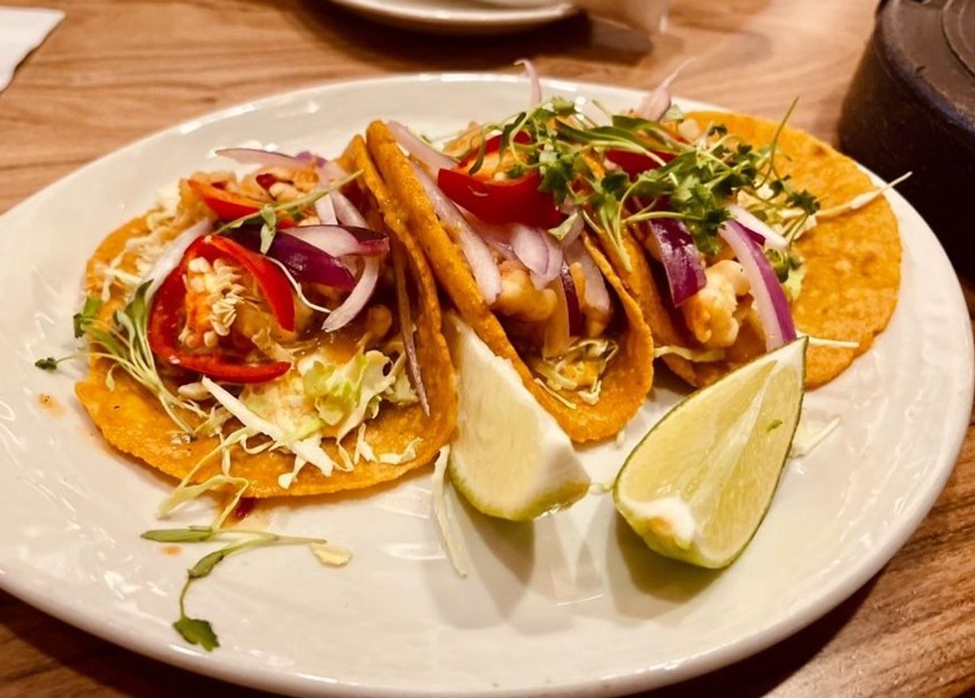 Lobster Tacos in Palmilla Cocina y Tequila located in Newport Beach, CA.