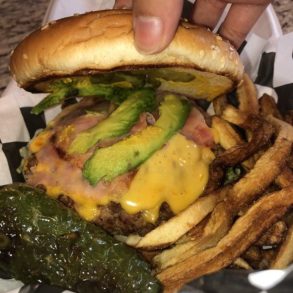 Mexicana burger in Super Burgers located in McAllen, TX.