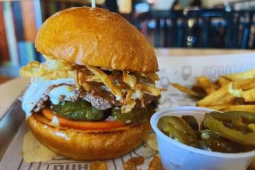 Burgers at Mooyah in Irvine,CA