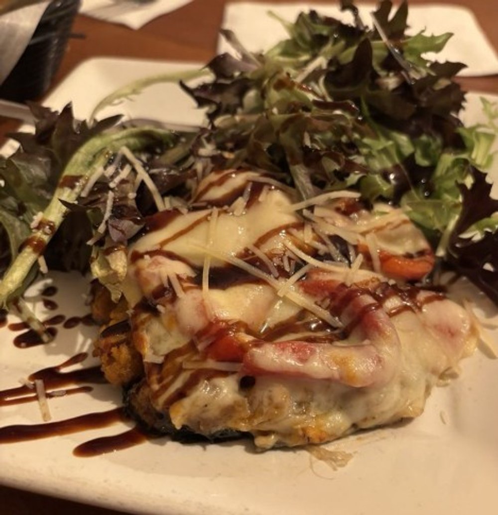 Mushroom at Johnny Macaroni's in Bridgewater, MA.