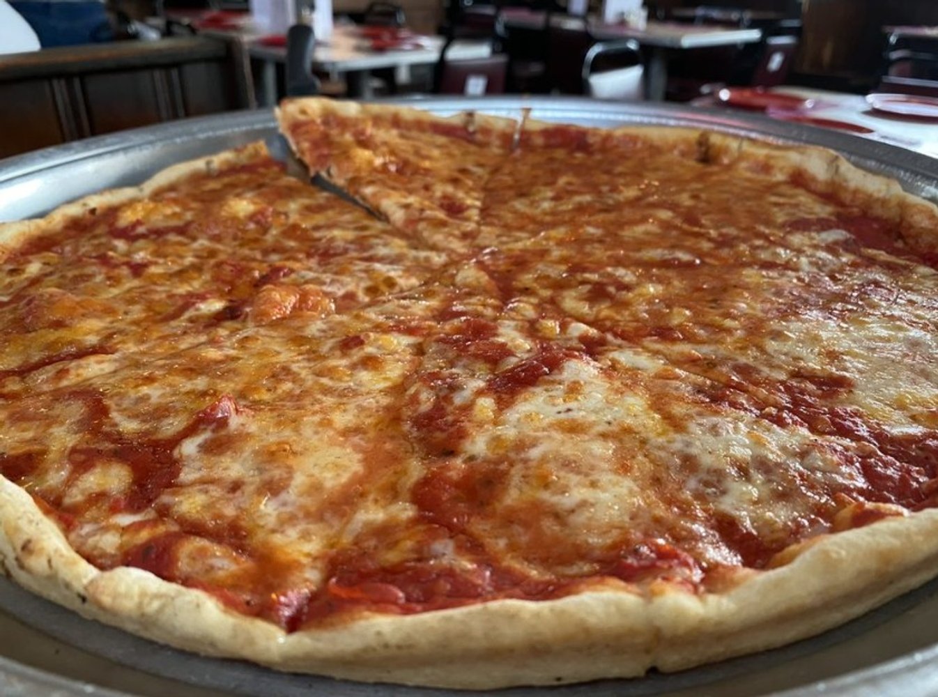 Pizza at Patsy's Tavern & Restaurant located in Paterson, NJ.