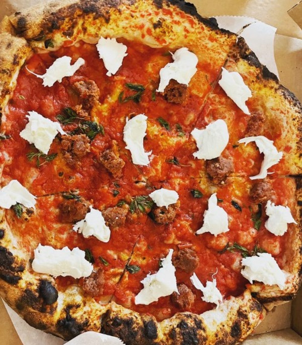 Pizza at A Dopo Sourdough Pizza located in Knoxville, TN.