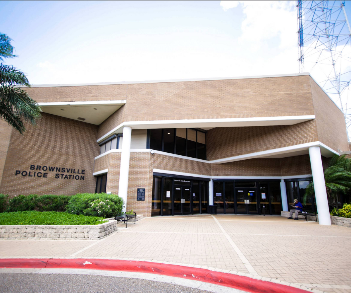 A well-built police station inside the city