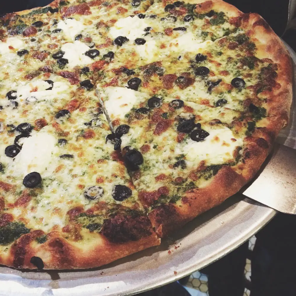 PRINCE STREET PIZZA  pesto pizza