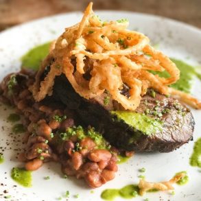 Ribeye at Table 128 located in Des Moines, IA.
