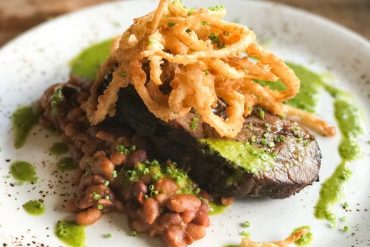 Ribeye at Table 128 located in Des Moines, IA.