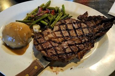 Ribeye at Mom & Pops located in Norfolk, Virginia