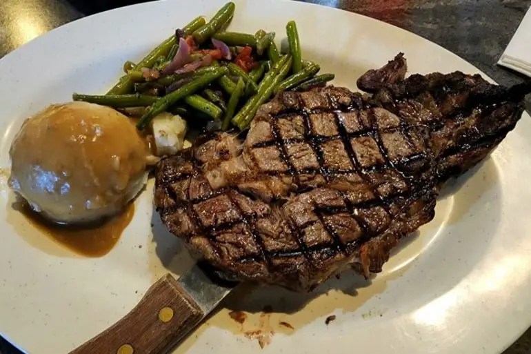 Ribeye at Mom & Pops located in Norfolk, Virginia