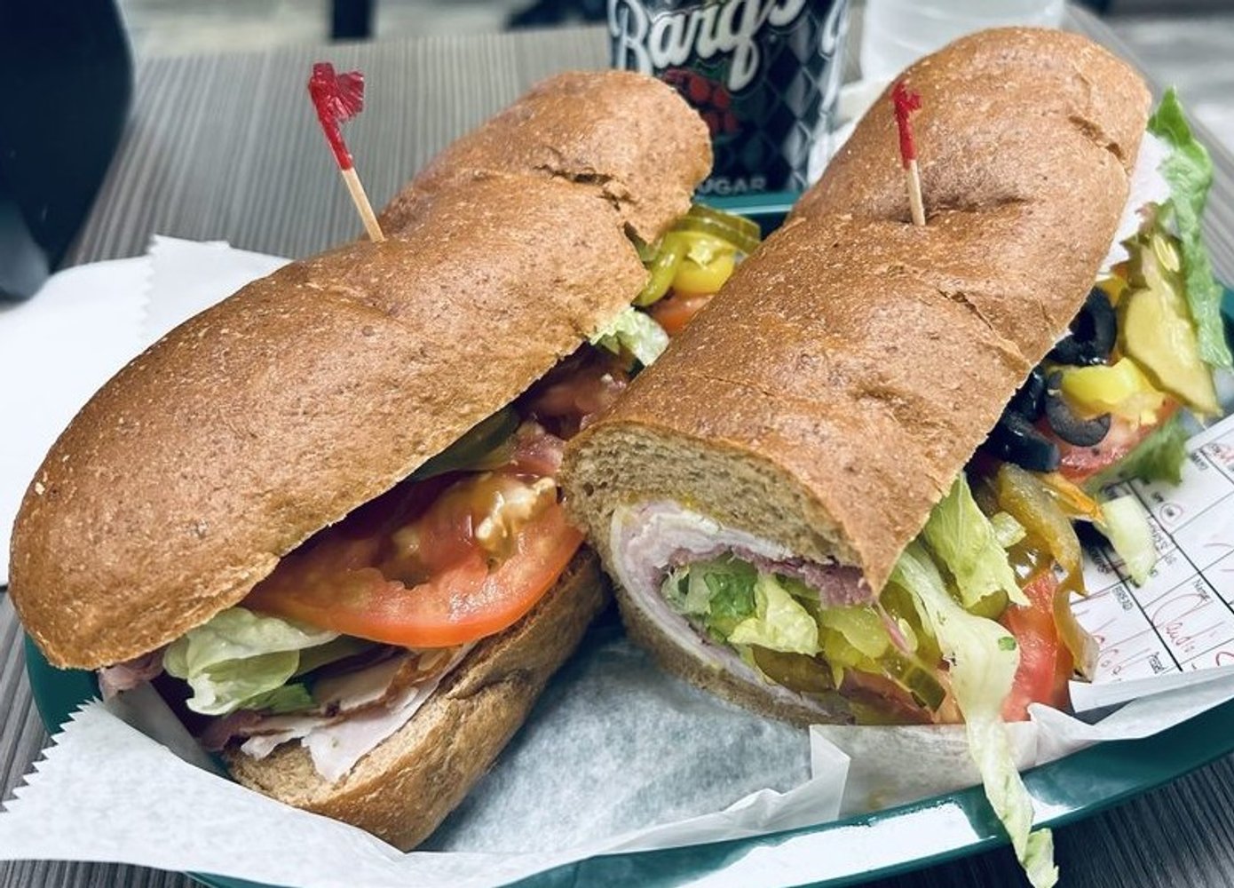 Sandwich at Franky's Deli Warehouse located in Hialeah, FL. 