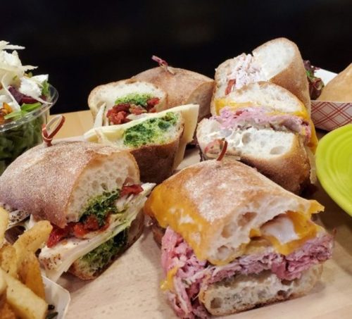 Sandwiches in The Dilly Duck Shop located in Norwalk, CT.