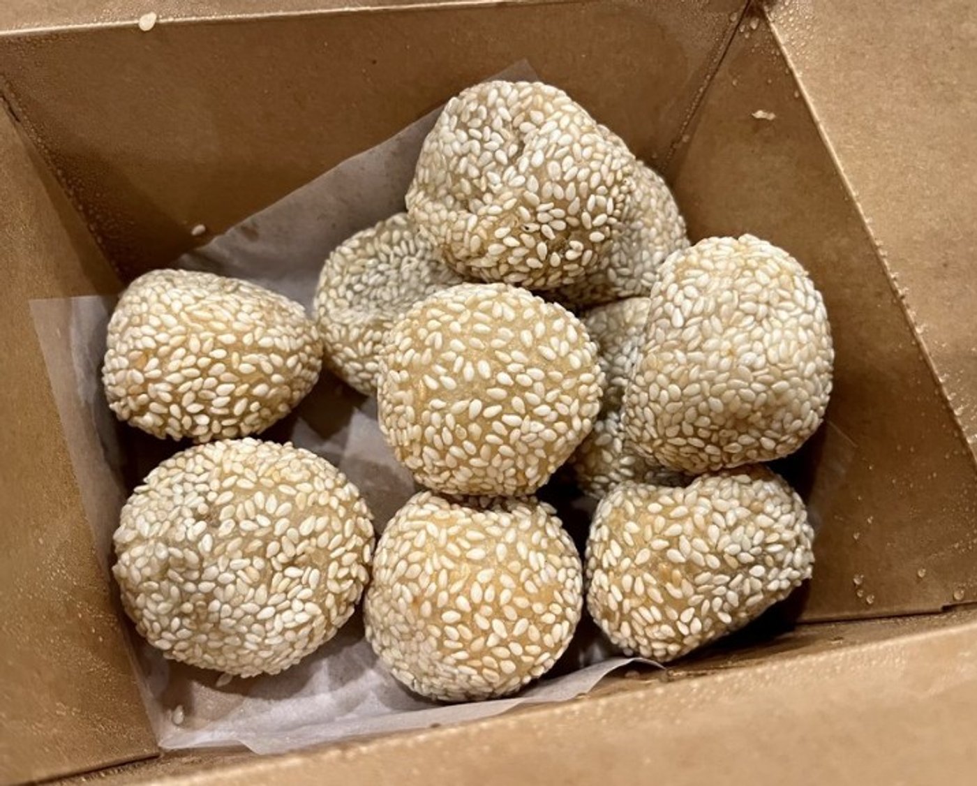 Sesame balls in Sumo Grill in Martinez, CA. 