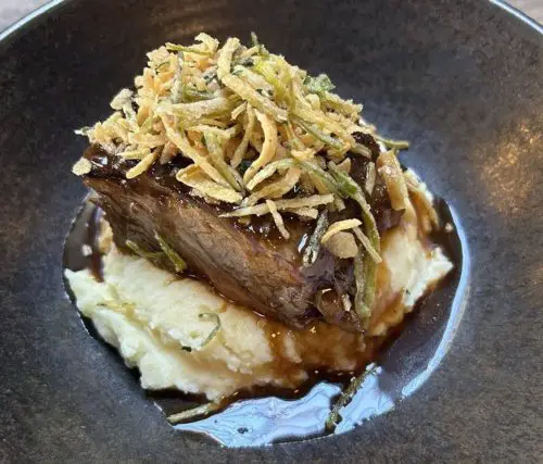 Short rib at Barrel & Vine in Plainfield, IL.