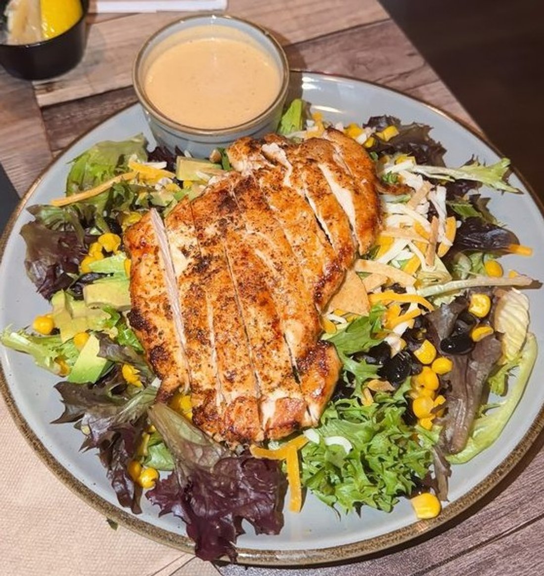 Southwest with chicken in American Charlie Grill & Tavern in Panama City Beach, FL.