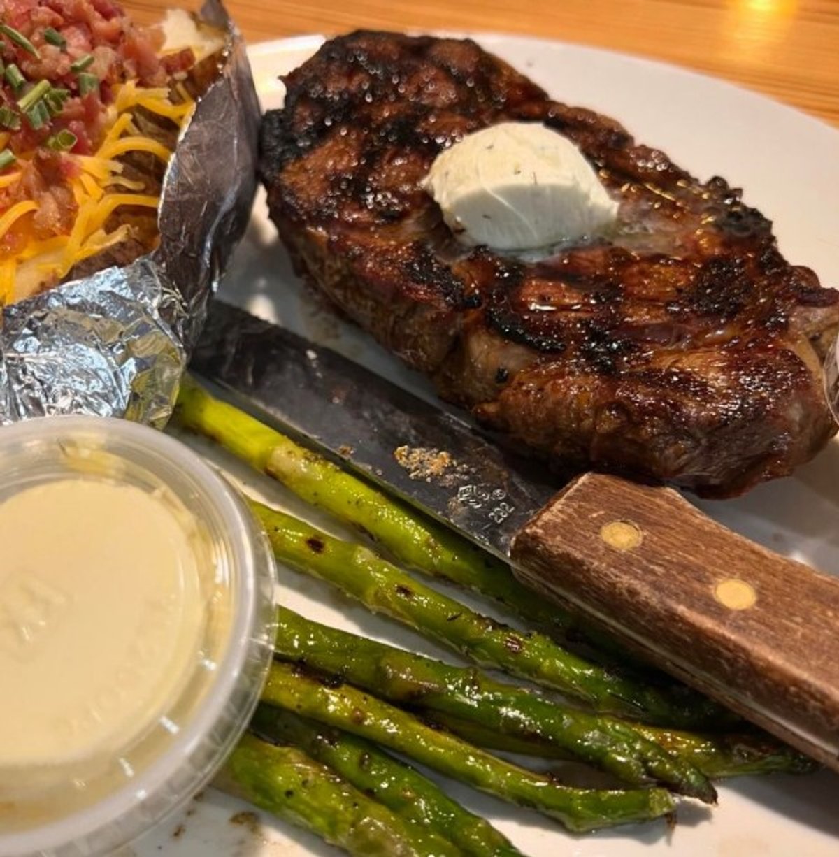 Steak at The Hornet's Nest Steakhouse located in Evansville, IN.