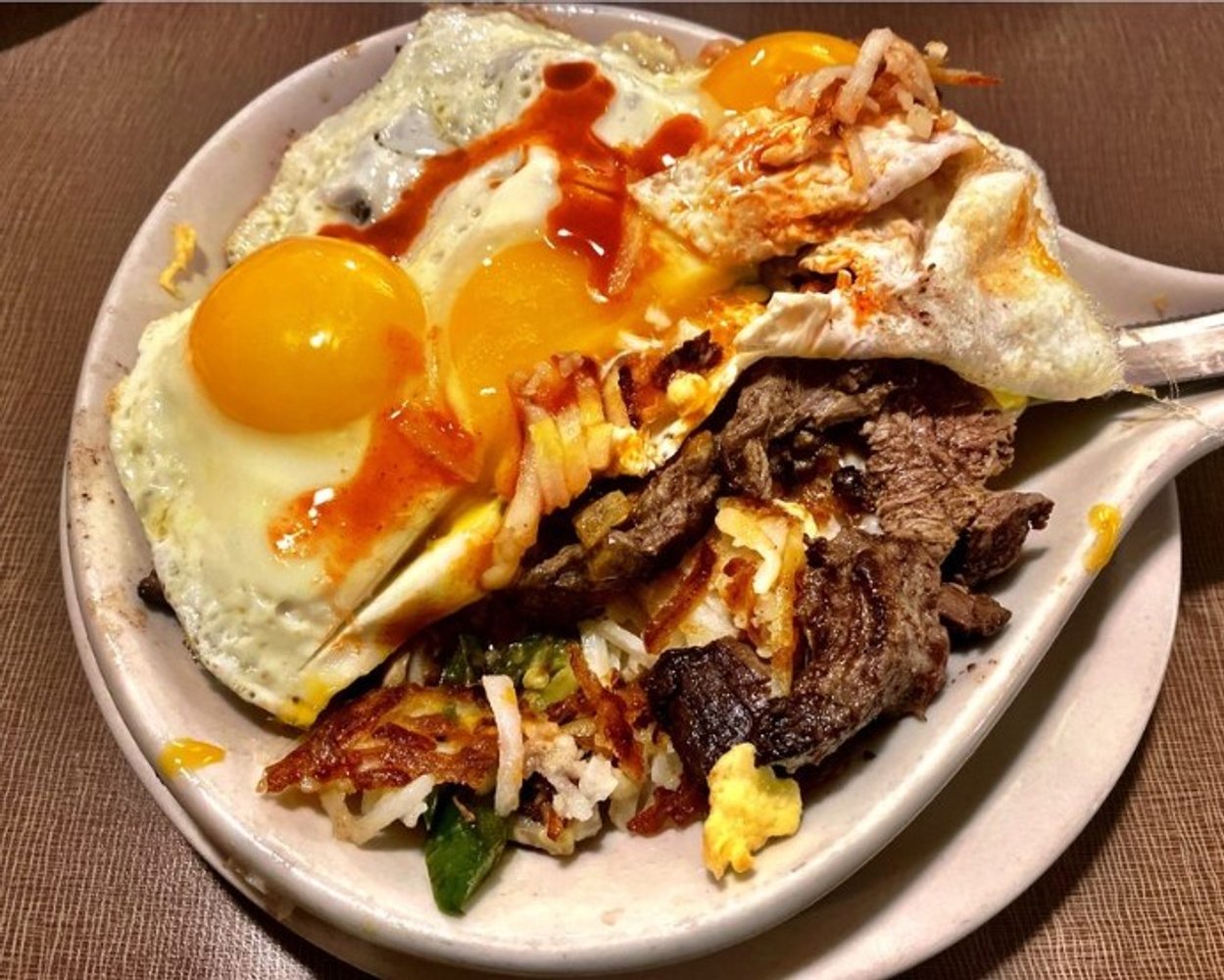 Tijuana Skillet at Briana’s Pancake House in Hanover Park, IL.