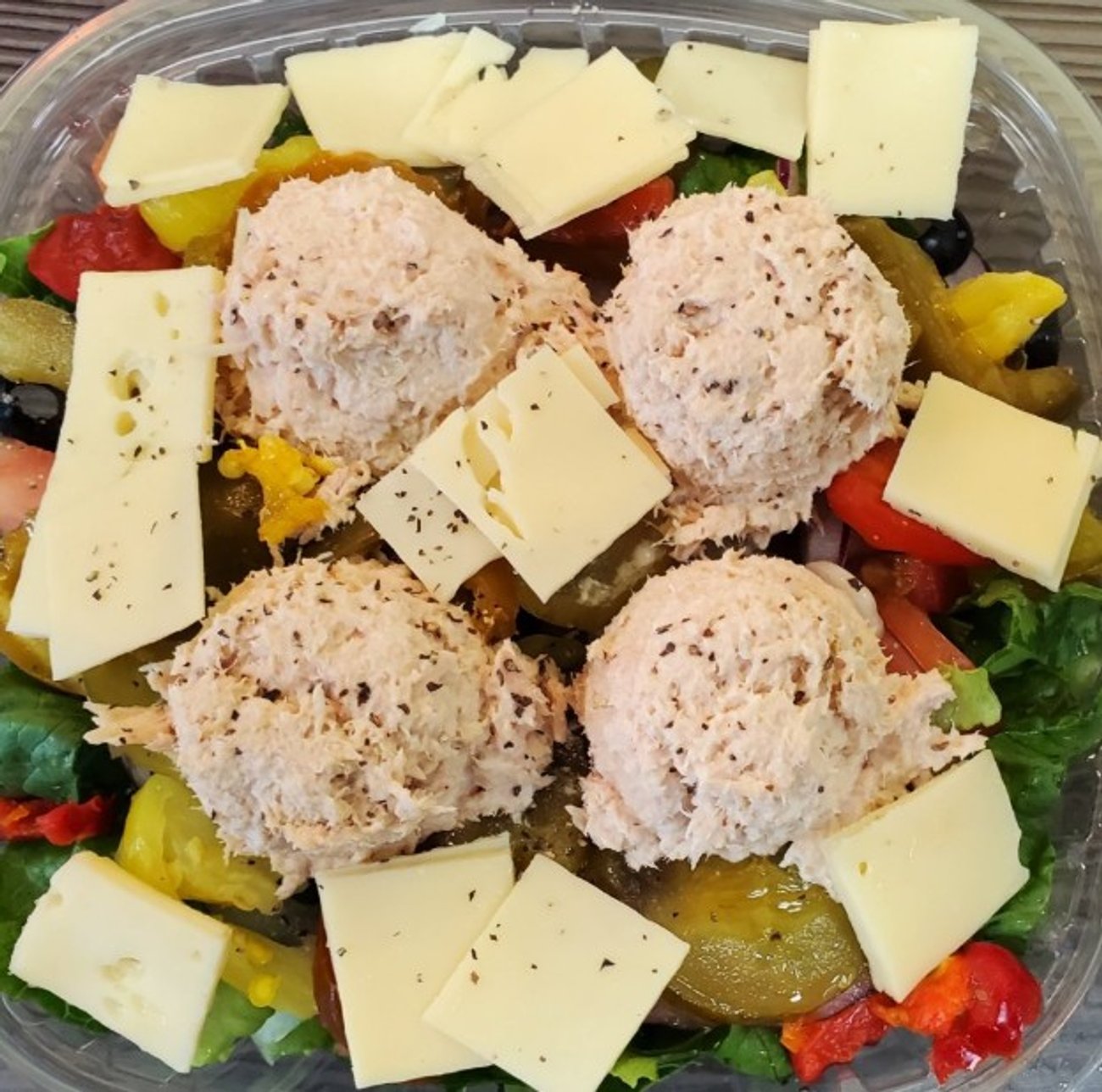Tuna salad at Franky's Deli Warehouse located in Hialeah, FL. 
