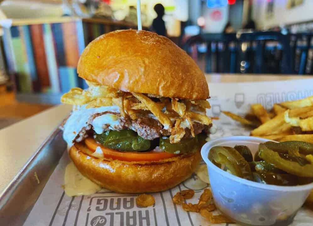 Burgers at MOOYAH in Irvine,CA