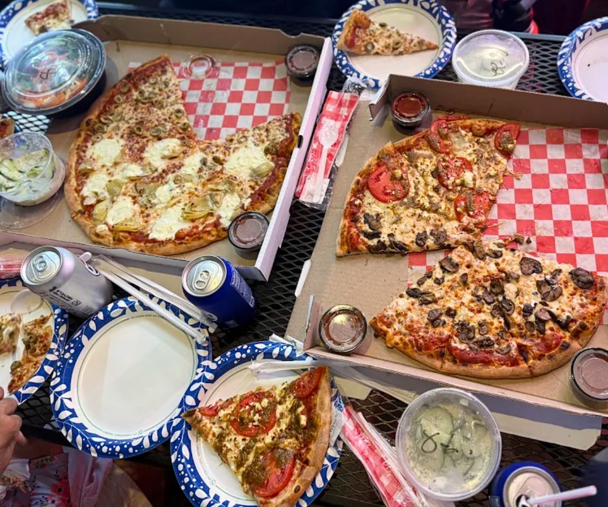 pizzas at Caprigios Pizza in Clarksville, TN