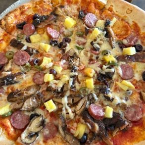 Smoke Show Pizza at Central Pizza & Bar in Lafayette, Louisiana