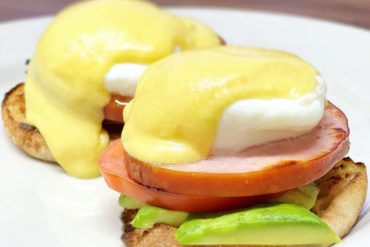 Eggs Benedict at Holder's Country Inn in Los Altos, CA