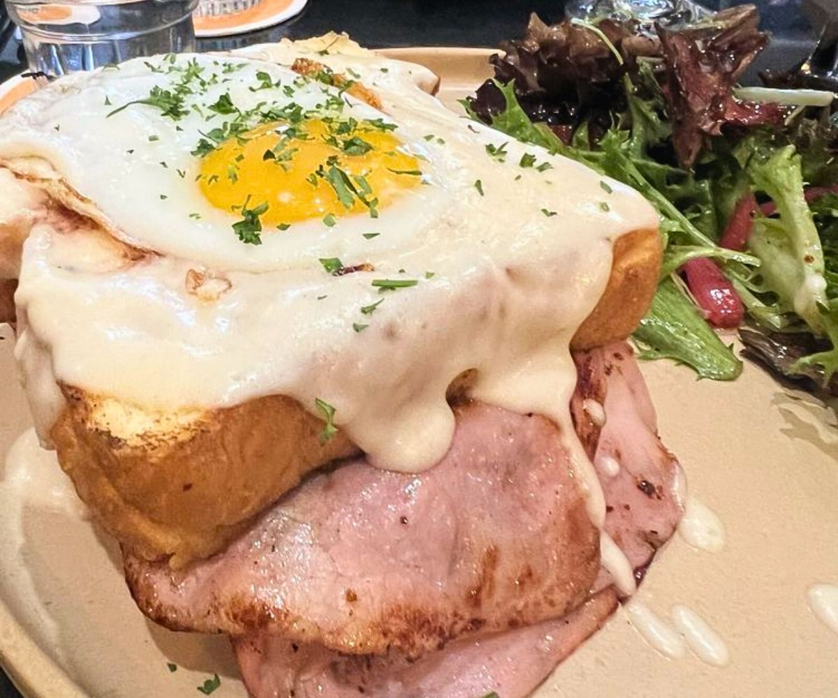 Croque Madame at Cafe Sauvage in Boston, MA
