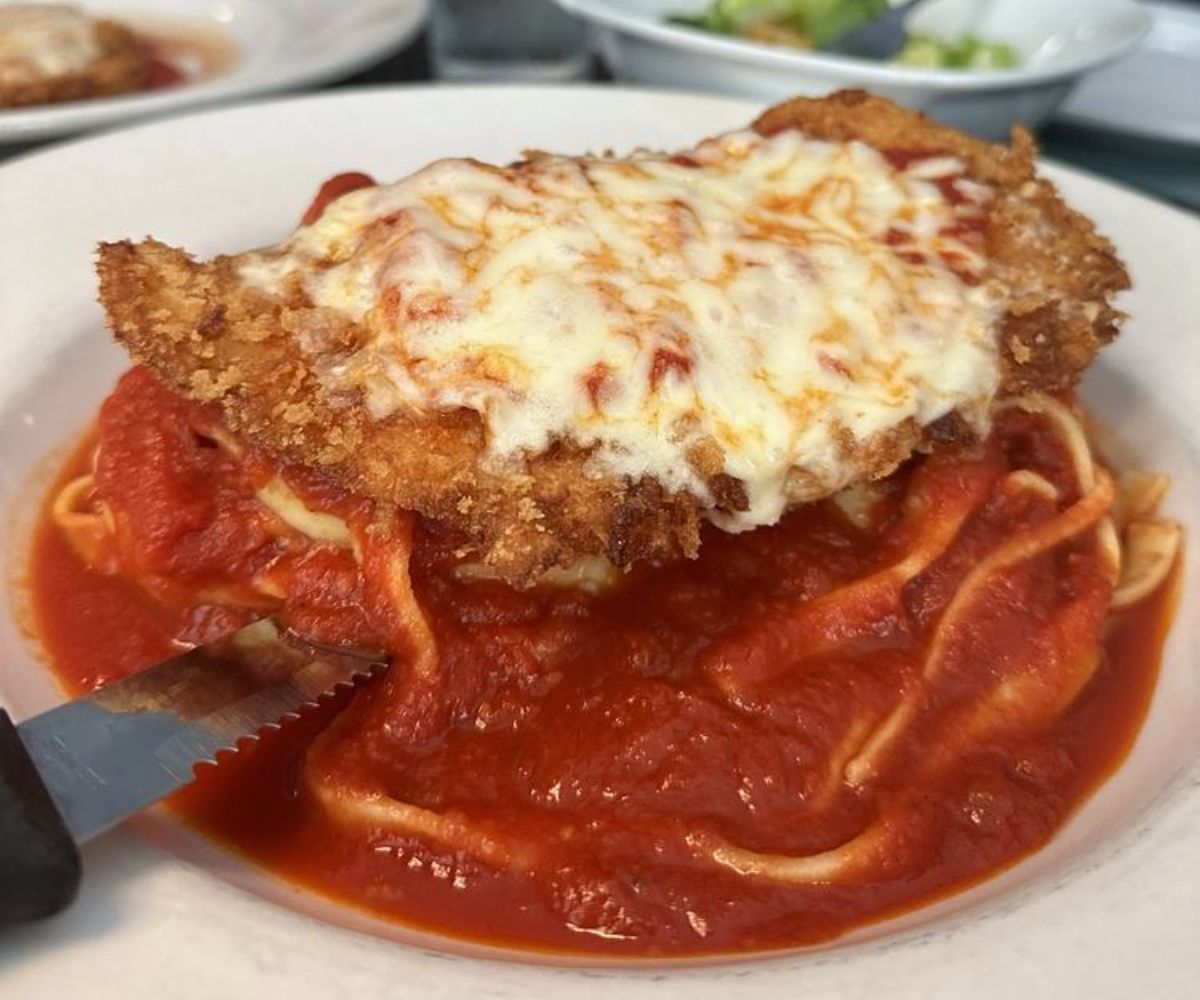 chicken parm at Mamma G's in Rochester, NY