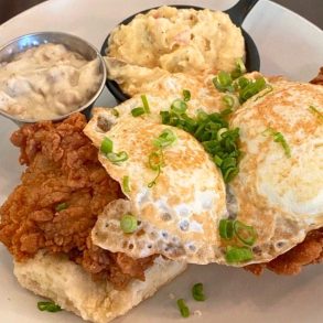 Fried Chicken & Biscuit at Grace & Grits in Mount Pleasant in South Carolina