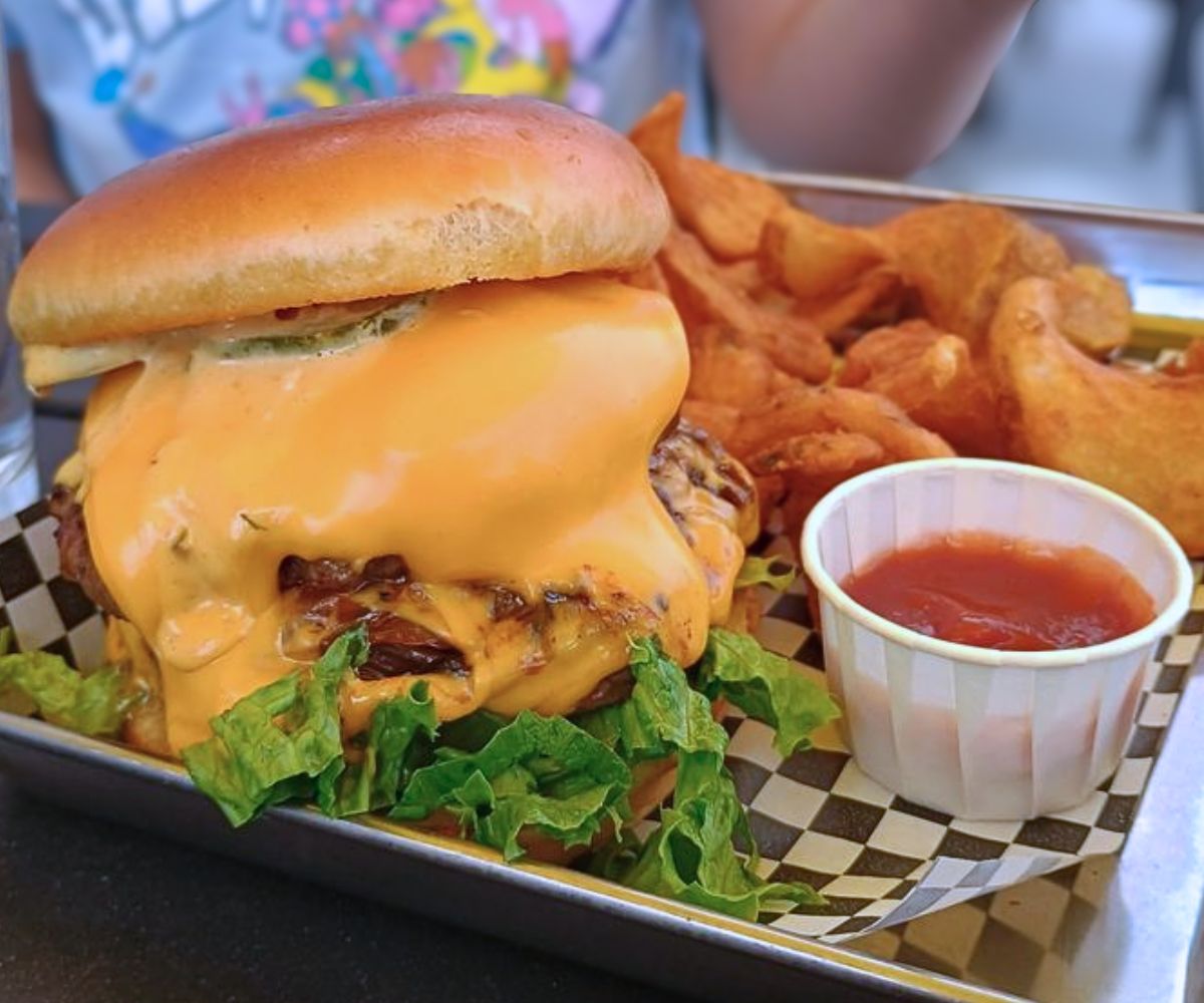 Diner Burger at The Kosmos in Albuquerque, NM