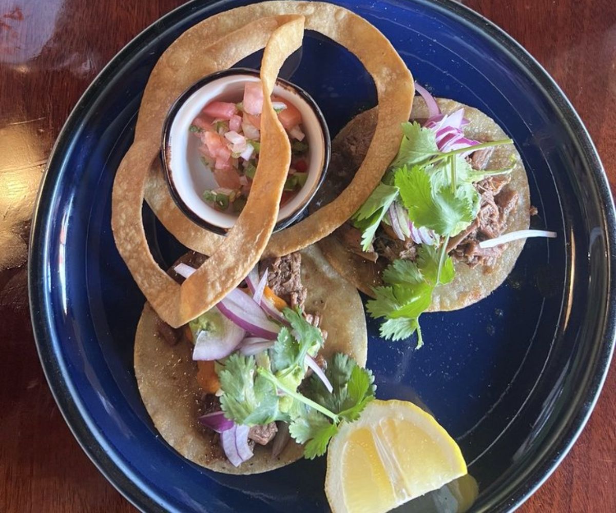 Brisket Tacos at Alyce in Jersey City, New Jersey