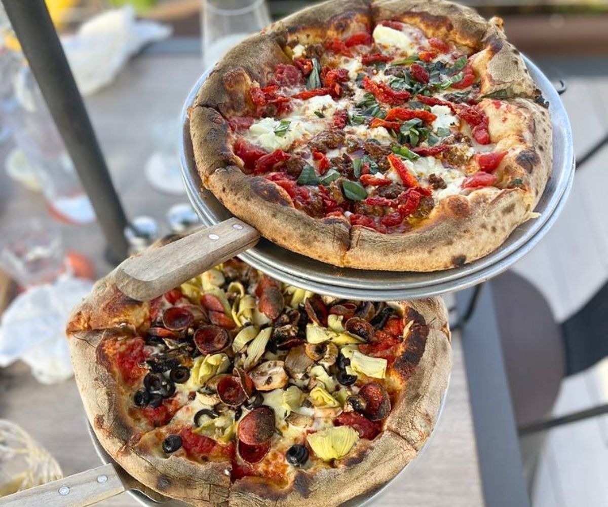pizzas at Passione in Fishers, Indiana