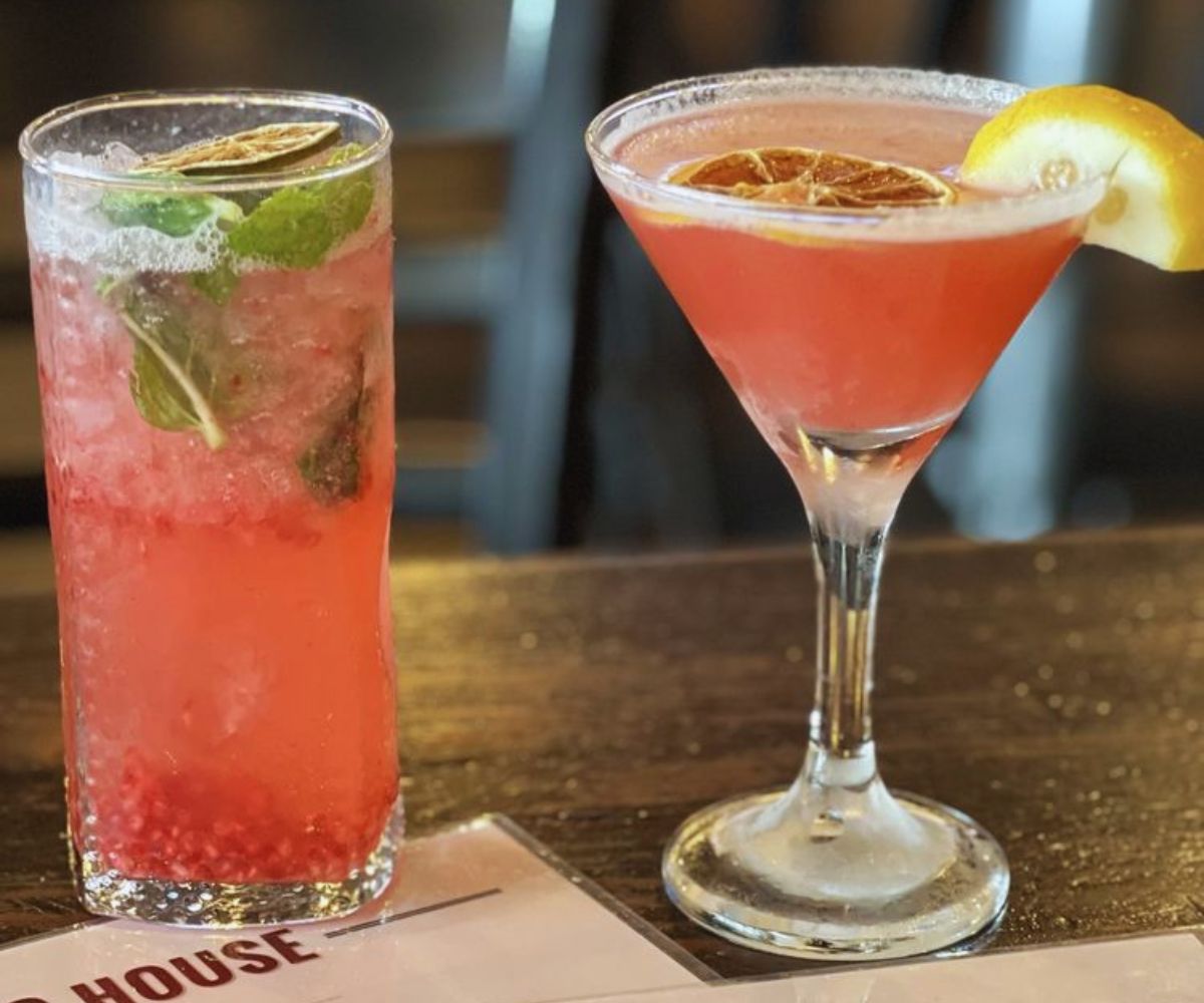 Cocktails at Pop's Public House in Gilroy, CA