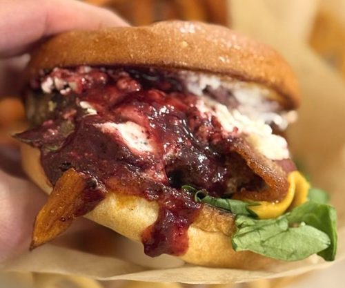 I'm Your Huckleberry Burger at The Burger Dive in Billings, Montana