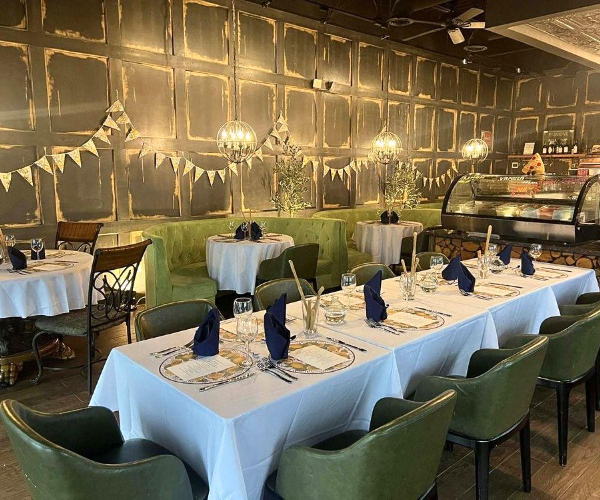 dining area at Passione in Fishers, Indiana