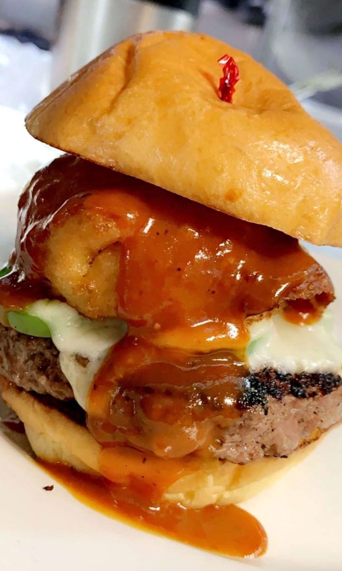 Southwest burger at Public House in Manassas, VA