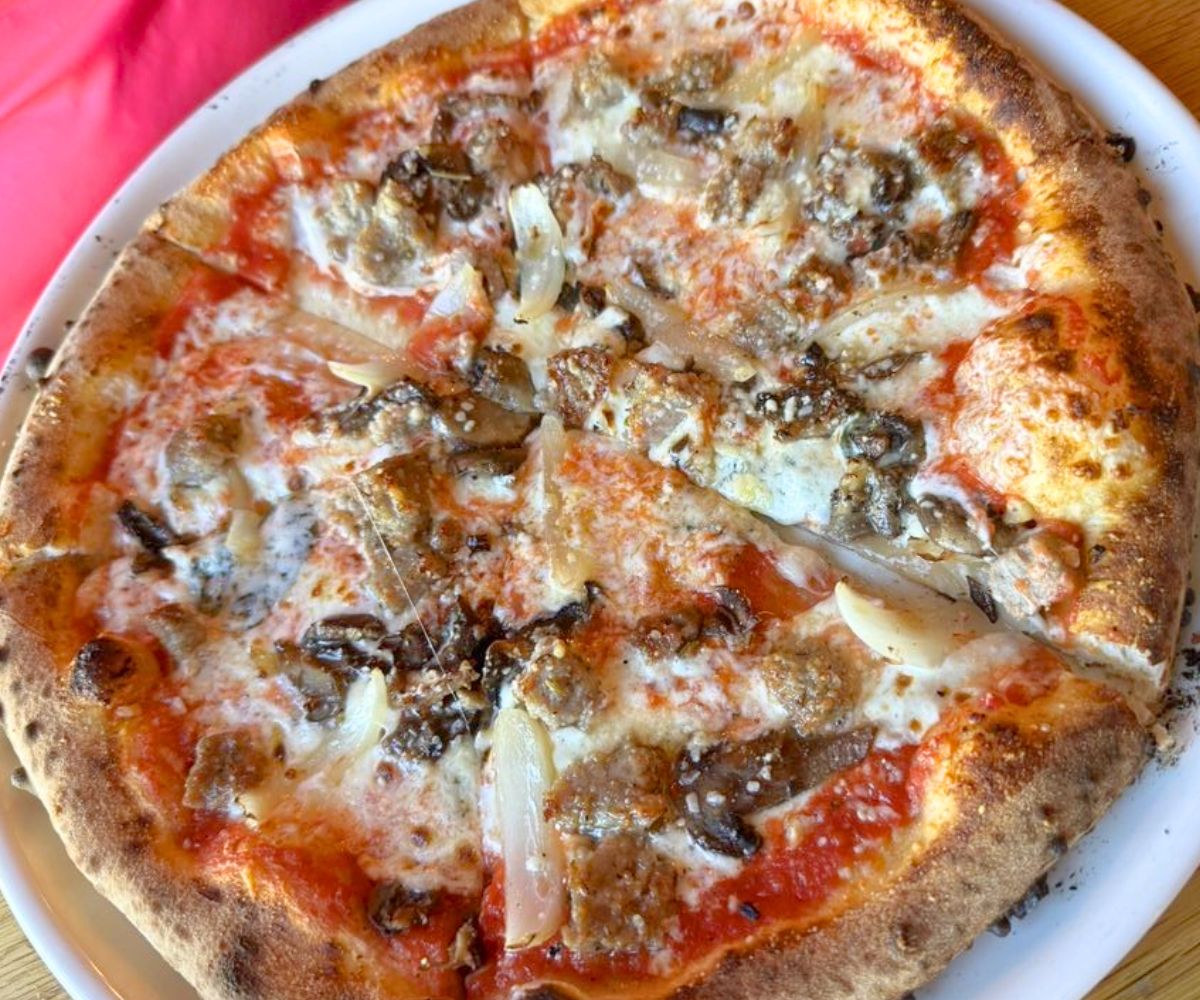 pizza at Racca's in Casper, Wyoming