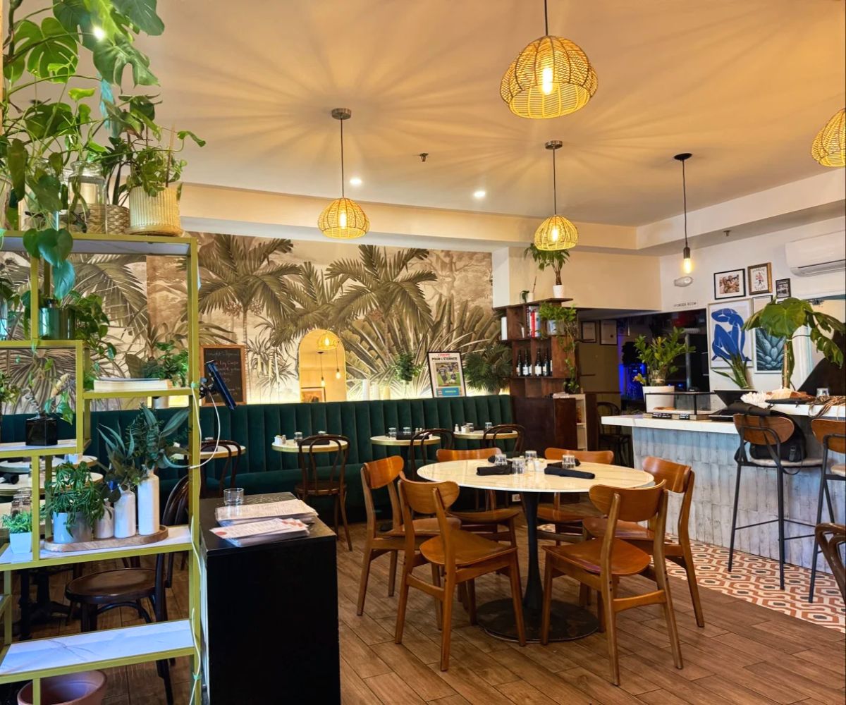 Dining Area at Cafe Sauvage in Boston, MA