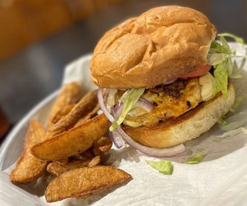 South of the Border Burger at Beyond Burger in Texas City, Texas