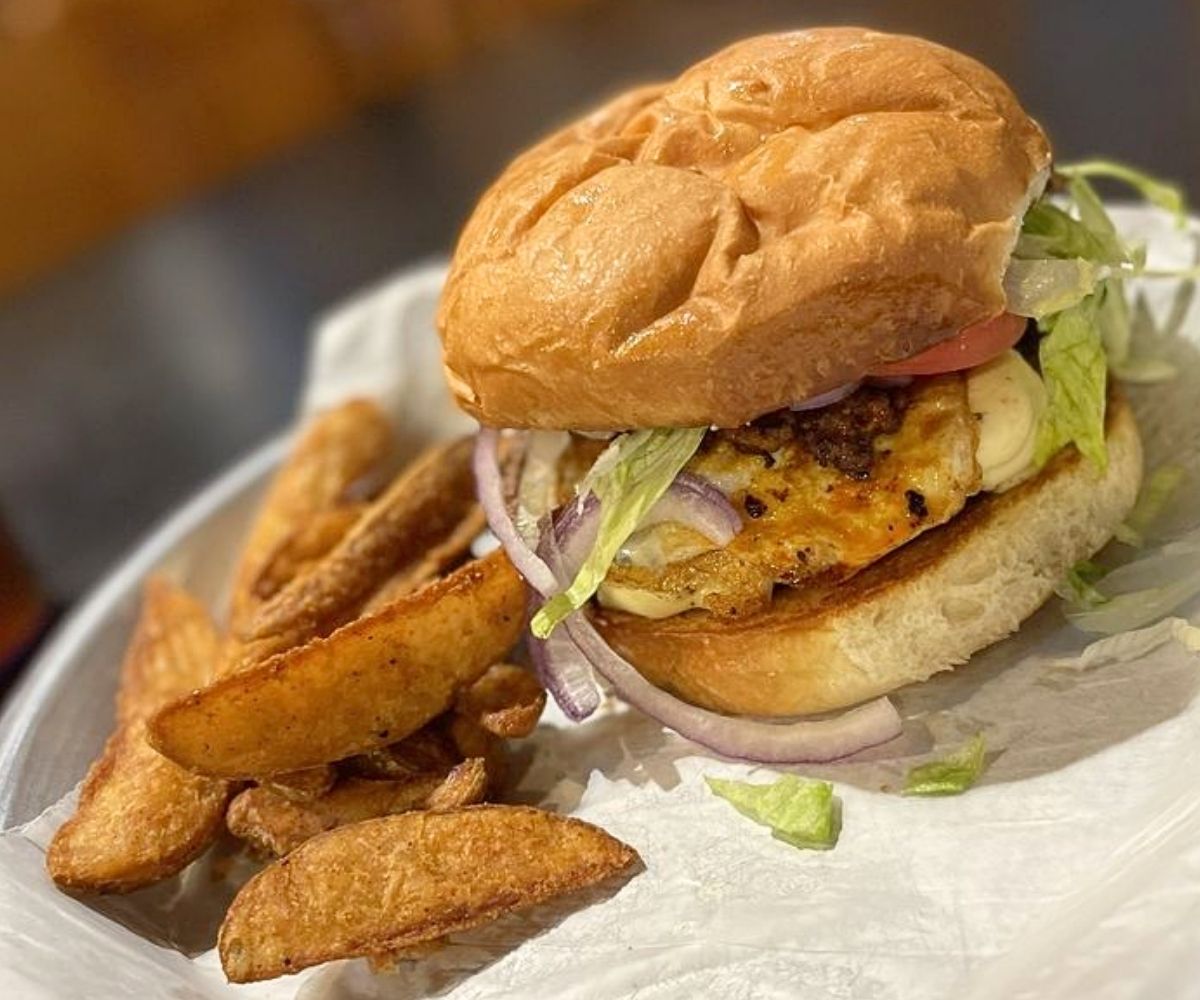 South of the Border Burger at Beyond Burger in Texas City, Texas