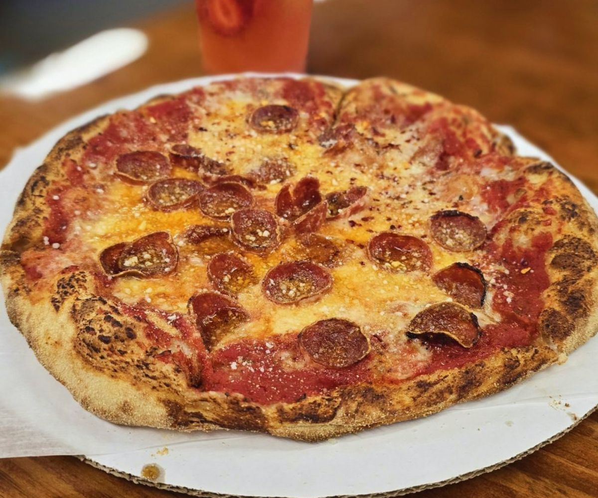 pepperoni pizza at Geno D's Pizza in Charlotte, NC