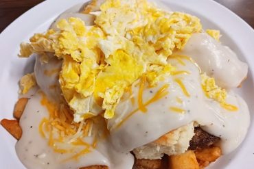 skillet breakfast at lisa's fifth street diner in bowling green, ky