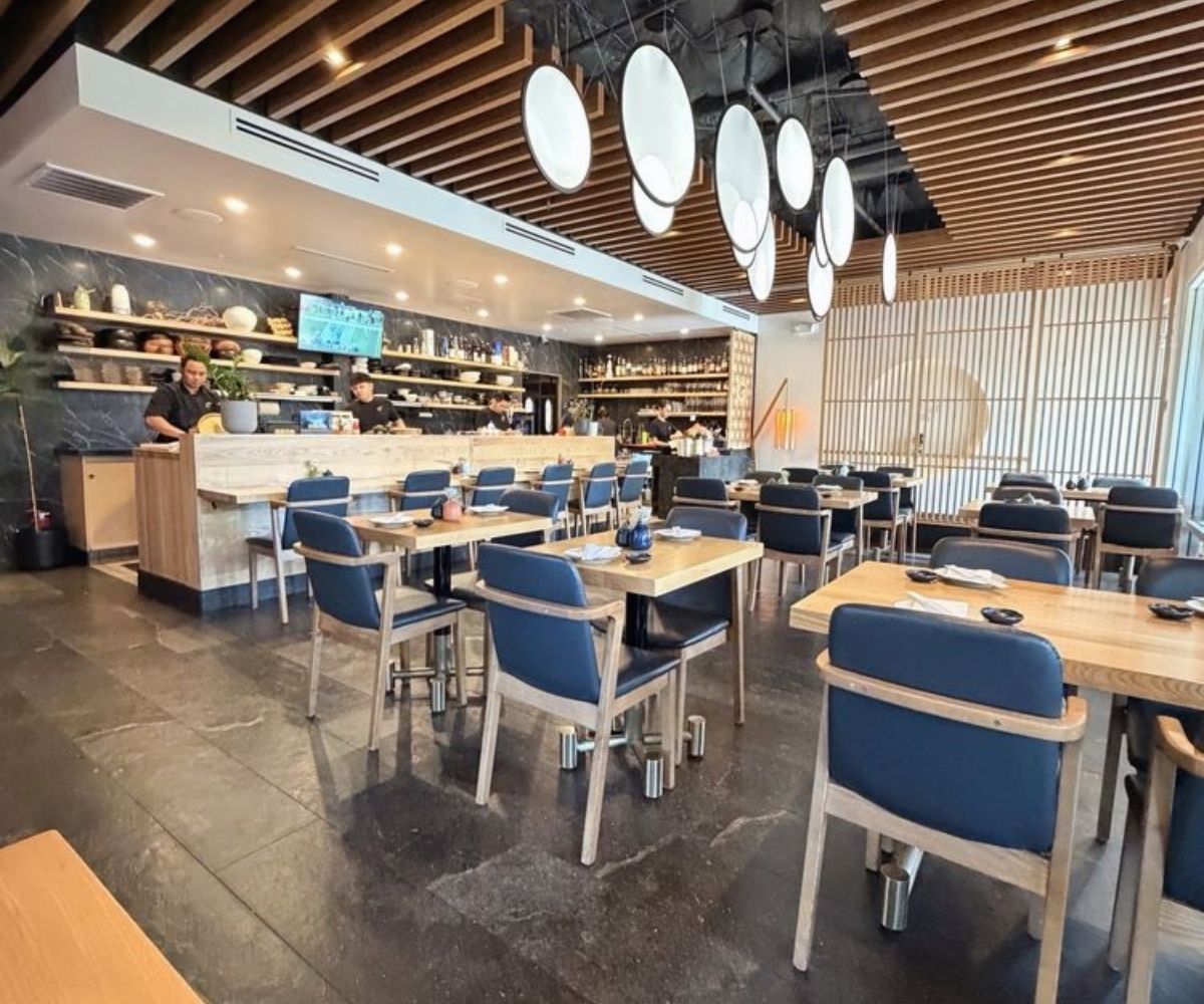 dining area at tokyo table in sacramento, california