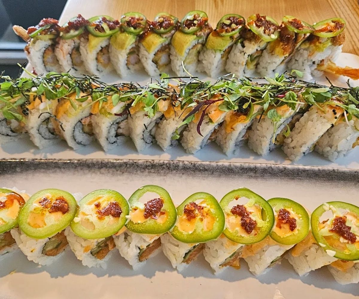 sushi at tokyo table in sacramento, california