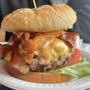 Steve's Burger at Steve's Burgers in Garfield, New Jersey
